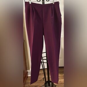 💜 Bold & Beautiful: Nikki Plum Purple Tapered Pants – Size 18 💜